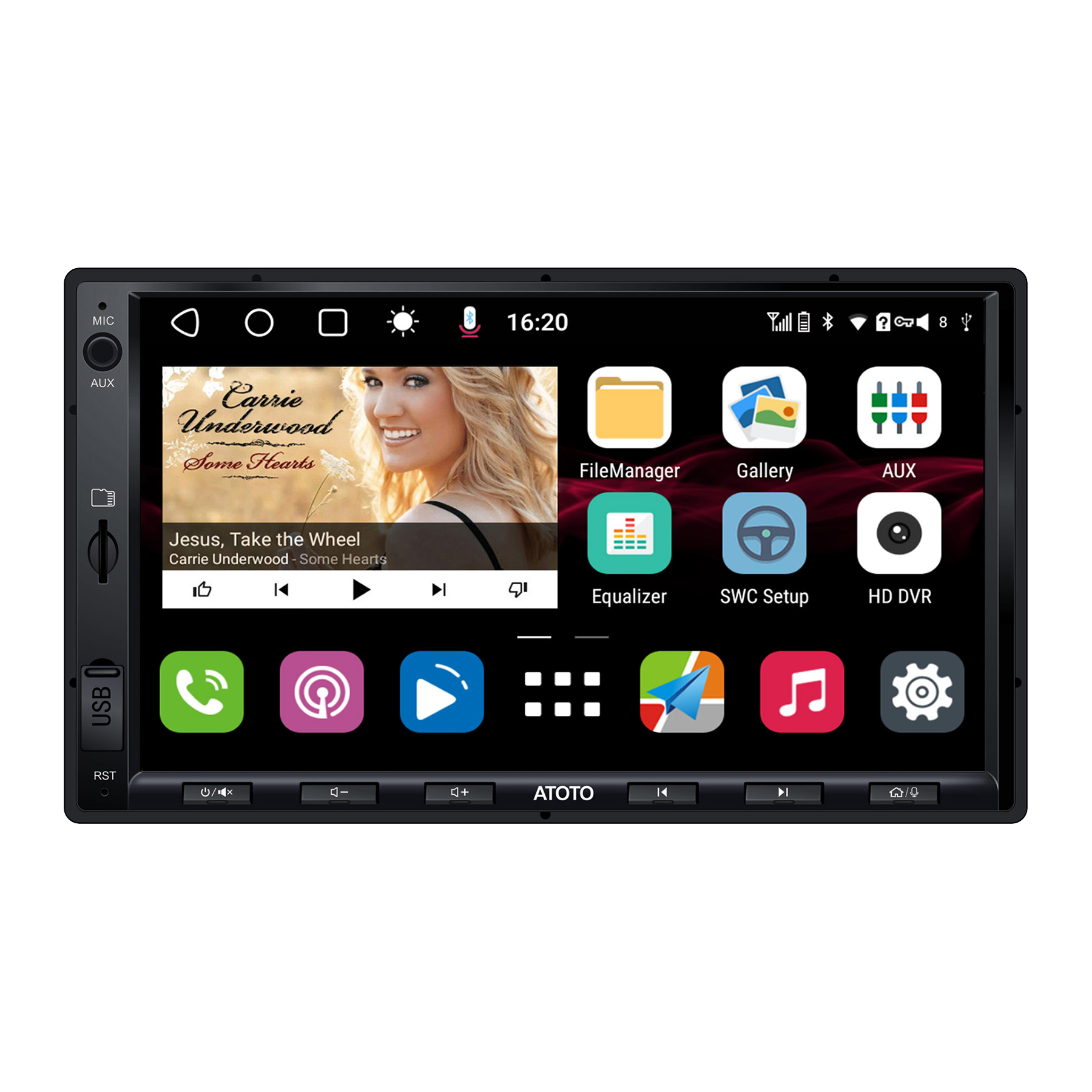 New] ATOTO S8 Standard 7 inch Double-DIN Car Stereo Android in