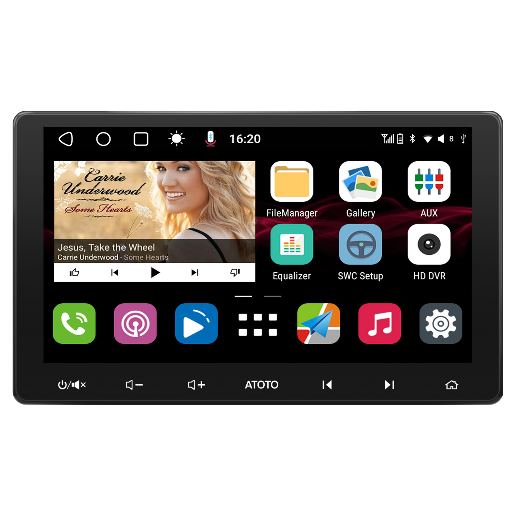 ATOTO S8 Lite Double Din Car Stereo Compatible with Wireless Apple CarPlay  & Android Auto,10.1inch Android Car in-Dash Navigation, Dual Bluetooth,