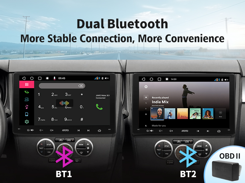 9inch] ATOTO A6 PF Android Car Stereo, Double-DIN Radio, Wireless 