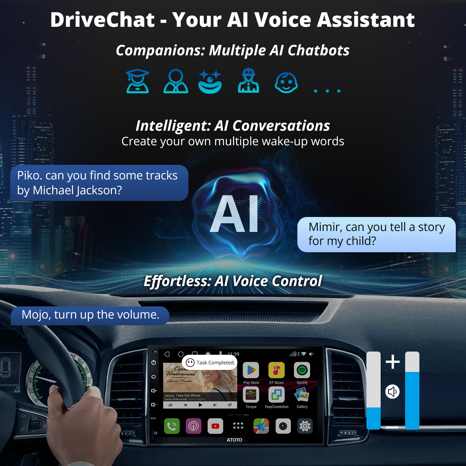 ATOTO S8premium 、AC-44F5、AC-AHV48、日産ハーネス ATOTO S8 Premium 7inch Double-DIN  Android Car Stereo, Wireless CarPlay & Android Auto, Dual Bluetooth w/aptX  HD, QLED Display,Split Screen, HD Rearview with LRV, USB tethering,SCVC and  More, S8G2B74PM